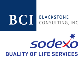 Sodexo and Blackstone Consulting, Inc. logos